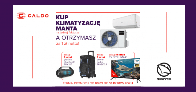 Wrzesień z MANTĄ – zgarnij nagrody za zakupy w CALDO!